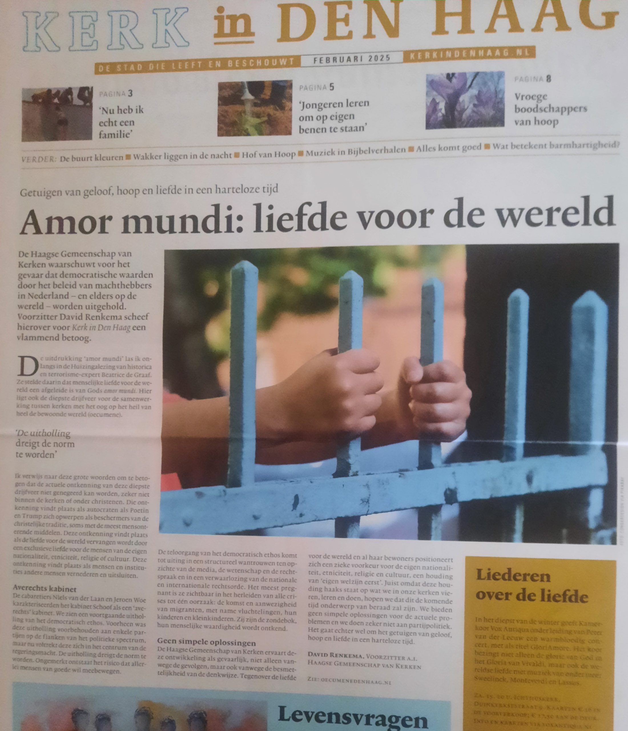 Amor mundi: liefde voor de wereld